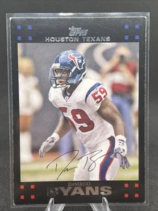 2007 Topps #273 DeMeco Ryans Houston Texans - Picture 1 of 4