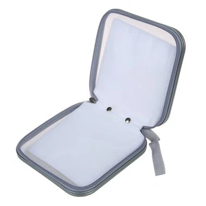 Caja Cartera Bolsa de Almacenamiento 40 Discos Album CD DVD - Plateado F2F46978 - Imagen 1 de 5