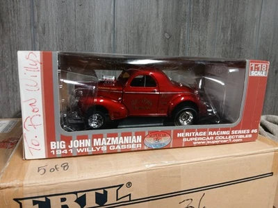 Superdeportivo Coleccionables Big John Mazmanian 1941 Willys Gasser Precision 1:18 Foto 1 de 4
