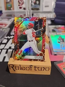 2021 Panini National Convention VIP Gold Pack - Juan Soto #48 Giraffe Prizm SSP  - Picture 1 of 2