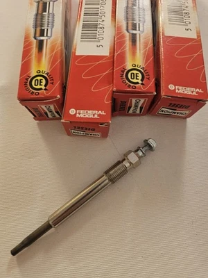 4XNEW GLOG PLUGS CHAMPION MADE IN GERMANY FOR FORD FIAT  2.0HDI 2.2HDI 2.0TDCI - Image 1 of 4
