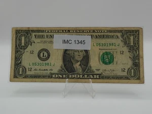 Fancy Serial Number $1 2013 Birthday May 30, 1981  L05301981J   1345 - Picture 1 of 1