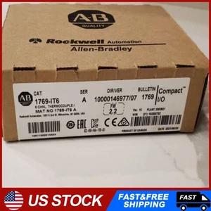 New Factory Sealed AB 1769-IT6 SER A CompactLogix Thermocouple/mV Input Module - Picture 1 of 5