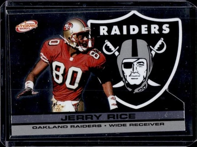 Pacific Prism Atomic Jerry Rice #105 Raiders 2001 Foto 1 de 2