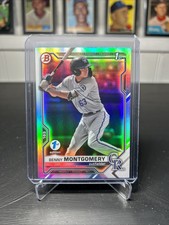 Benny Montgomery 2021 Bowman Draft 1st Edition Sky Blue Foil 1st Bowman #BD-84
