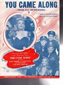 You Came Along (From Out Of Nowhere) Noten 1931 Helen Forrest - Bild 1 von 2