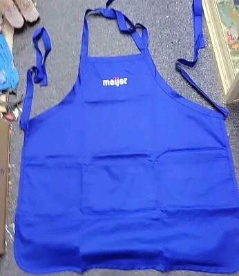 Empleado de tienda de comestibles MEIJER BDA INC. Delantal uniforme OS ajustable, JUEGO DE 3 Foto 1 de 4