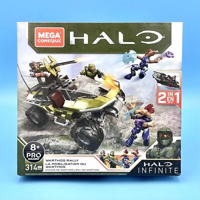 Mega Construx Halo Infinite UNSC Warthog Rally Vehicle 2 In 1 (GNB25) Sealed - Image 1 of 3