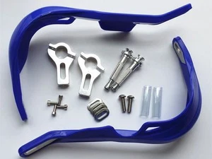 Blue 7/8" Dirt Bike ATV Hand Guards For Honda Kawasaki Suzuki Yamaha Off-Road - Picture 1 of 5