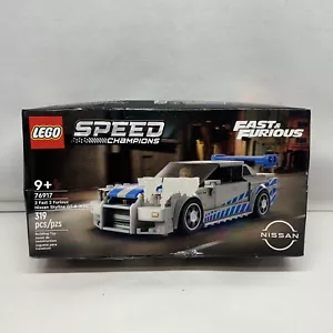 LEGO Speed Champions Fast & Furious 76917 Nissan Skyline GT-R R34 Paul Walker - Foto 1 di 7