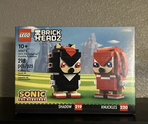LEGO BRICKHEADZ: Sonic the Hedgehog: Knuckles & Shadow (40672) - Picture 1 of 4
