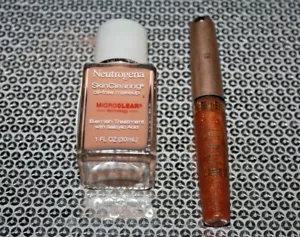 LOTE DE 2 BRILLO LABIAL MILANI SIN ACEITE Y SIN ACEITE DE PIEL NEUTROGENA NUEVO, sin sellar - Imagen 1 de 2