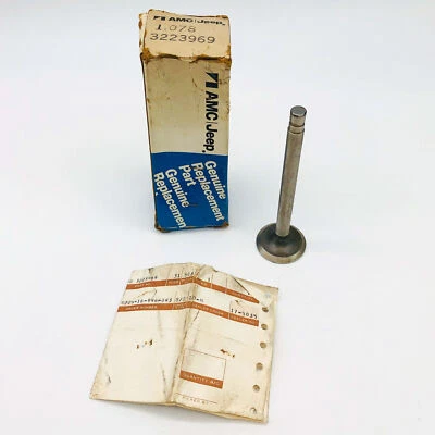 AMC Jeep 3223969 Exhaust Valve OEM NOS 1979-80 CJ 6 Cycle Open Foto 1 de 4