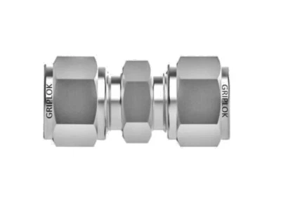 3/8" Tube OD 316ss Union Fitting SSP GripLok ISSG6U - Image 1 of 2