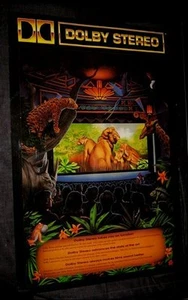 Póster original de teatro Dolby Stereo D/S 1990 ideal para cine en casa - Imagen 1 de 1