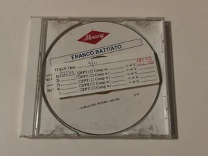 FRANCO BATTIATO Il ballo del potere RARO CD singolo PROMO MASTER RADIO EDIT 1998 - Foto 1 di 3