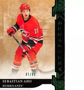 2019-20 Artifacts Emerald #114 Sebastian Aho S /99 - Bild 1 von 2