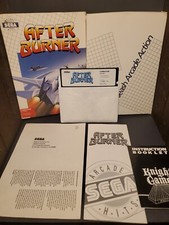 Complete In Box After Burner Commodore 64 & 128 Cardboard Sleeve Insert SEGA