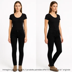 Ralph Lauren Damen Schlanke Hose Gr. W27 W28 W29 Schwarz Thompson - Bild 1 von 24