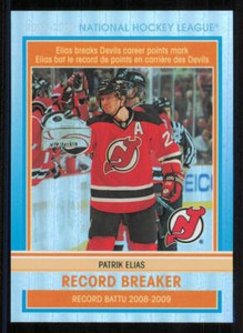 2009-10 O-Pee-Chee Record Breakers #RB4 Patrik Elias