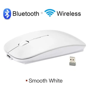 Bluetooth and Wireless Dual Mode Mouse Rechargeable Mice for Computer Laptop - Picture 1 of 11