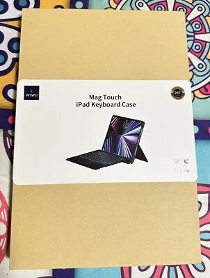 WiWu Mag Touch iPad Pro Keyboard Case for 10.9/11in Bluetooth Magnetic Gray New - Image 1 of 4