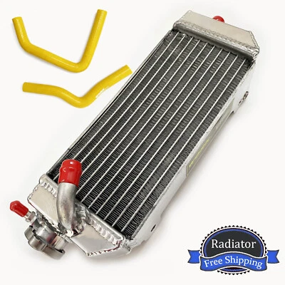 Radiator+Yellow Hose for Suzuki RM85 02-20 2003/RM85L 2002-2012 04 05 06 07 2008 - Изображение 1 из 4