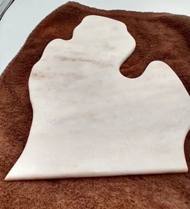 Michigan Shaped Marble Cutting/Cheese/Charcuterie Board, Gift Idea - Picture 1 of 3