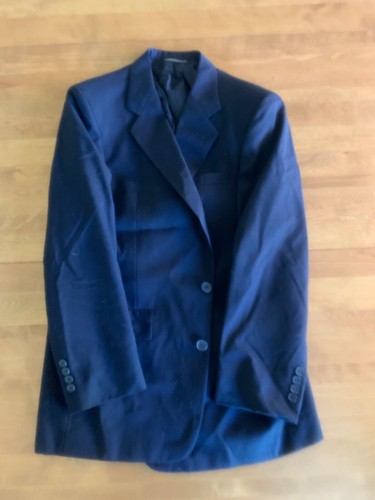 Giacca tuta blazer Christian Dior Monsieur vintage blu navy 42R