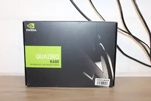 New Nvidia Quadro K600 Graphics Card DVI & DP PNY Error on box collectable - Picture 1 of 3