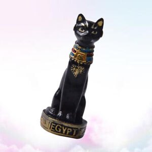  Resin Cat Animal Statue Ornaments Desktop Decor Home Figures Decorate Household