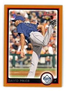 2010 Bowman #54 David Price Orange Tampa Bay Rays /250 - Picture 1 of 2