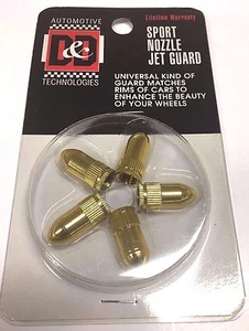 5x GOLD BULLET SPORT NOZZLE CAR WHEEL TIRE RIMS VALVES DUST STEMS AIR CAPS 5701G - Picture 1 of 3