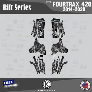Graphics Kit for HONDA FOURTRAX 420 (2014-2023) Rift Series - WHITE - Picture 1 of 6