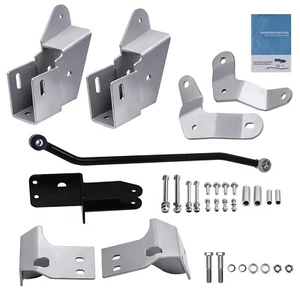 Adjustable Front Track Bar + Control Arm Brackets For Jeep Cherokee XJ 1984-2001 - Foto 1 di 12