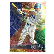1996 Fleer Skybox Metal Universe Rico Brogna #198 New York Mets MLB