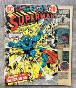 Superman #258 1972 DC Comics Bronze Age SEE PHOTOS Loose Cover And Center Pages - Picture 1 of 9