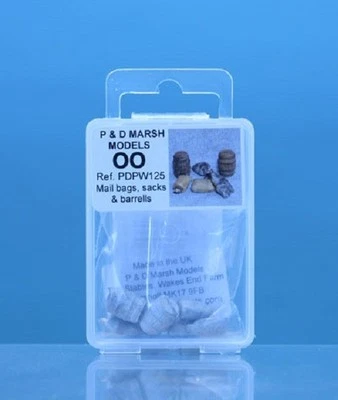 P & D Marsh PDPW125 Sac & Barrells x6' Oo 'Échelle non Peint Métal Blanc Kit 1St - Photo 1/4