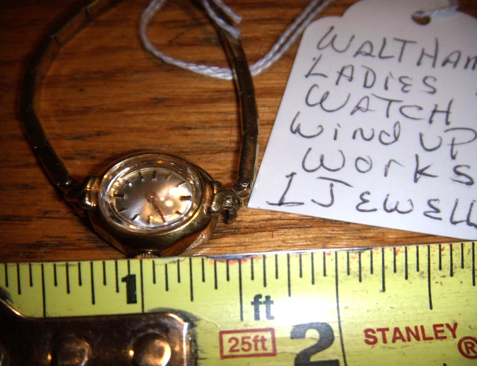 Relógio feminino vintage WALTHAM 1 joia corda feminino FUNCIONANDO - Imagem 1 de 1