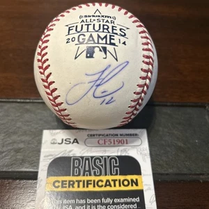 francisco lindor Signed Futures Baseball - Picture 1 of 4