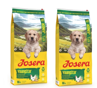 2x12,5kg Josera Nature YoungStar Junior Hundefutter - Getreidefrei - Bild 1 von 3