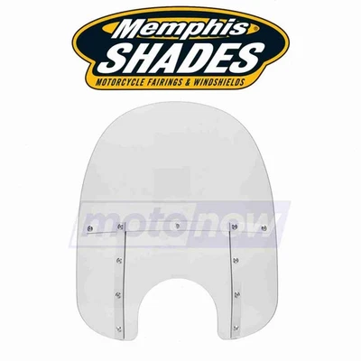 Memphis Shades Memphis Fats Windshield (7in. Cutout) for 1996-2005 Kawasaki yg Foto 1 de 4
