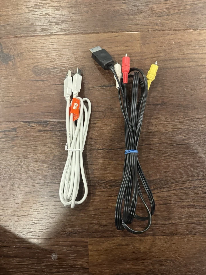 Кабель аудио/видео Sega Dreamcast — композитный видеокабель RCA от оригинального производителя — протестирован рабочий - Изображение 1 из 1