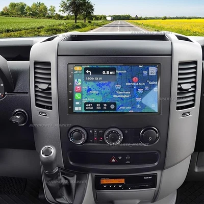 For 2007-2016 VW Crafter Carplay Car Stereo Radio Android14 GPS NAVI WIFI Foto 1 de 4