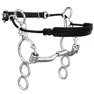 13TO Myler 3 Ring Combination Bit 6" Shank Sweet Iron Low Port Comfort Snaffle - Picture 1 of 1