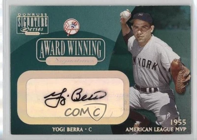 Donruss Signature Series 2001 firmas ganadoras de premios/55 Yogi Berra auto patio Foto 1 de 2