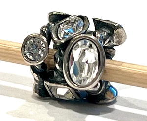 CHAMILIA JC-2A Original Marquis Sterling Silver Charm Clear CZs CHAM 925 RETIRED - Picture 1 of 9