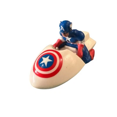 Hardee’s Toy Marvel Super Heroes Vehicles Captain America Car 1990 Foto 1 de 4
