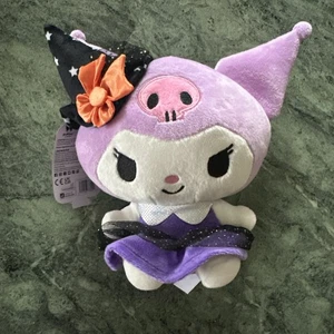 Neu Hello Kitty Kuromi Halloween Hexe Kostüm lila Mädchen Plüsch sammeln Geschenk - Bild 1 von 15