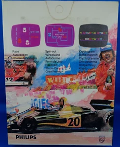 PHILIPS VIDEOPAC 1 -- RACE, SPIN-OUT, CRYPTOGRAM (CARD-BOX) - Picture 1 of 3